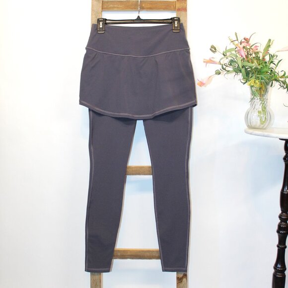 Athleta Night Purple Chaturanga 2 in 1 Tight - Picture 2 of 9